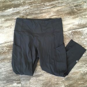 Lululemon Fast & Free Crop Leggings Size 8